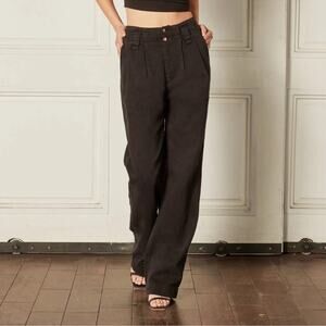 Boyish the Liam Black Beauty wide leg twill pants size 29 New with tags